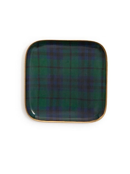 Black Watch Plaid Tray
