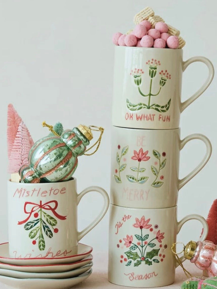 Stoneware Holiday Mug