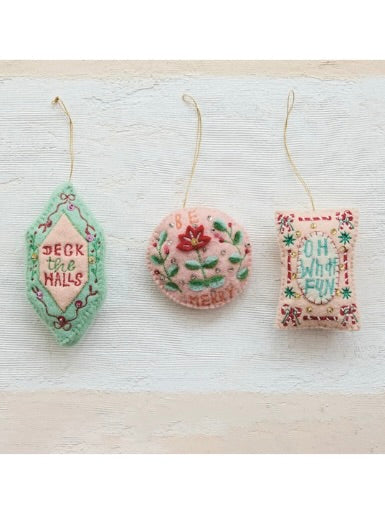 Felt Saying Ornament