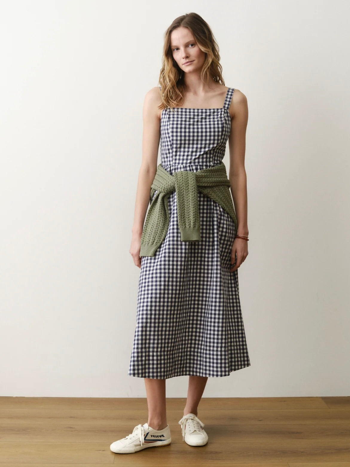 {Marine Layer} Demi Poplin Midi Dress