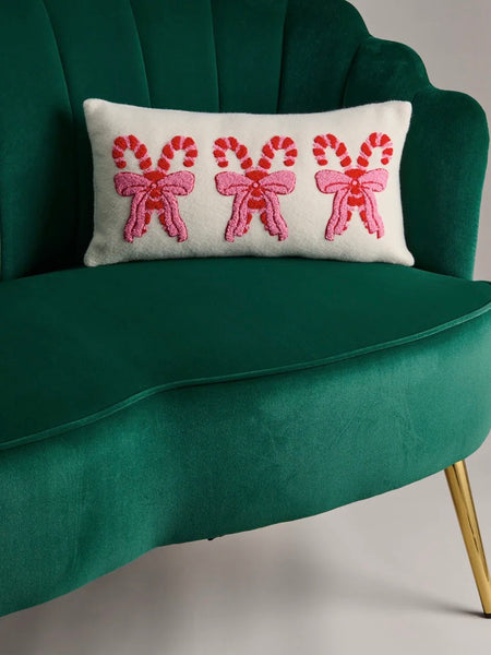 Pretty Candy Cane Pillow