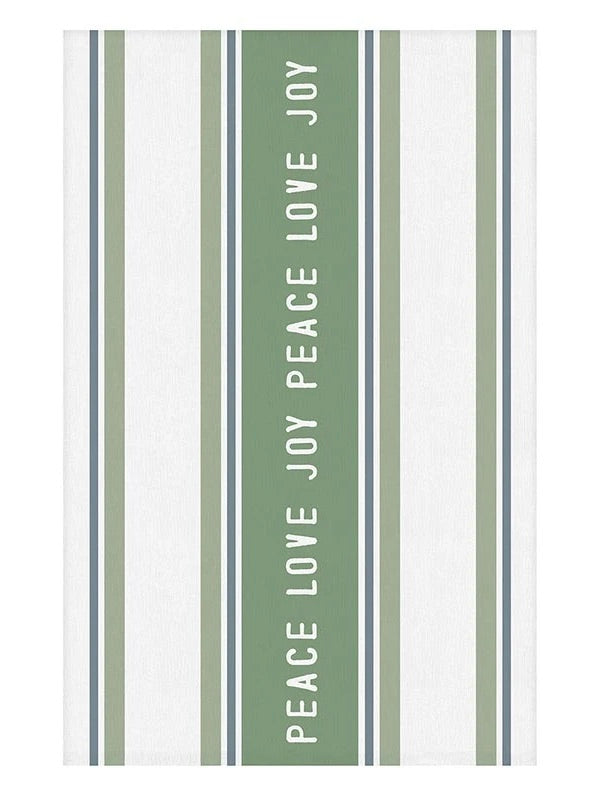 Peace Love Joy Tea Towel