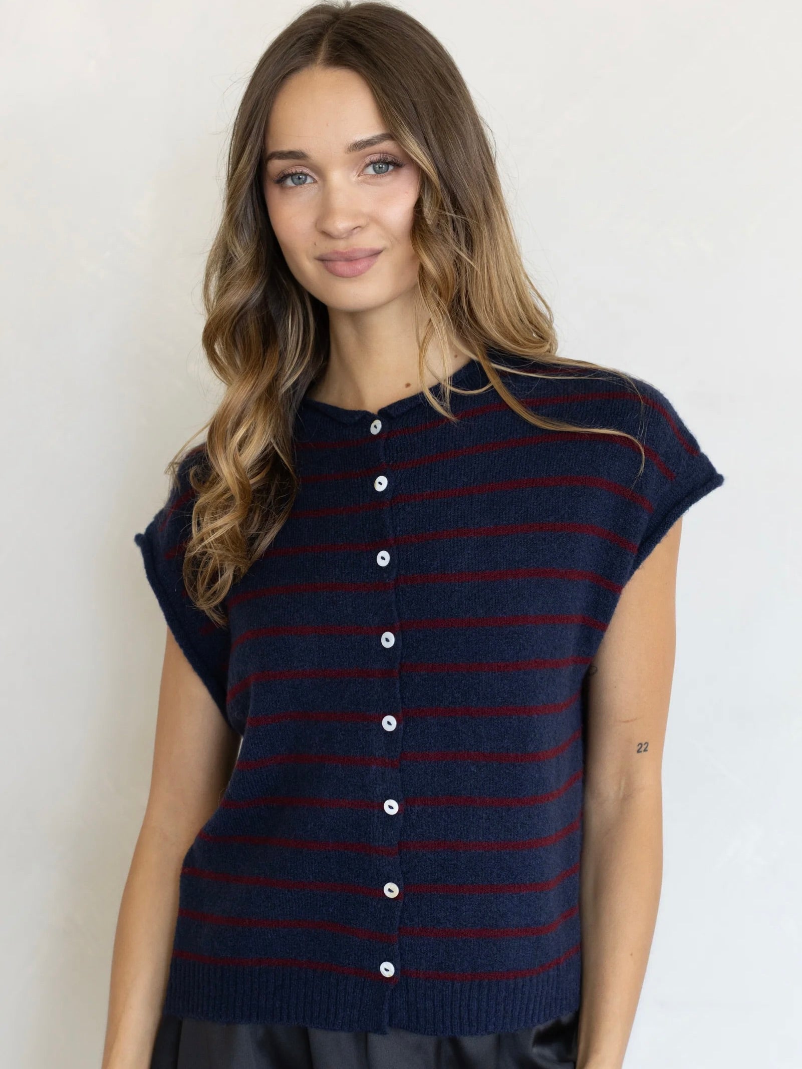 Thin Stripe Vest