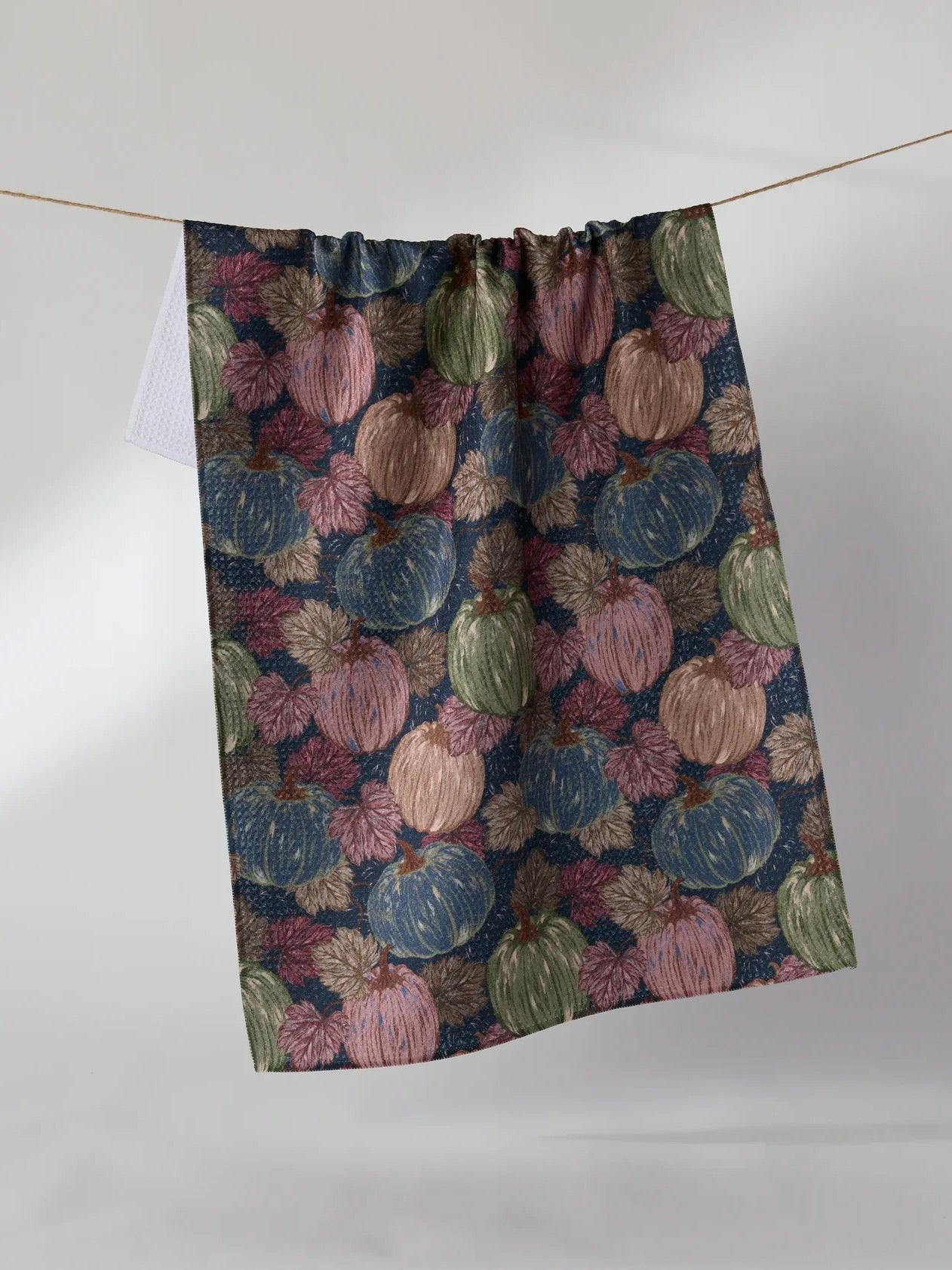 Geometry Harvest Moon Tea Towel