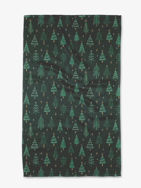 Geometry : Holiday Tea Towel - Pine X-Mas