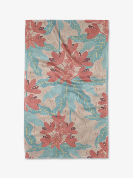 Geometry : Rhododendron Tea Towel