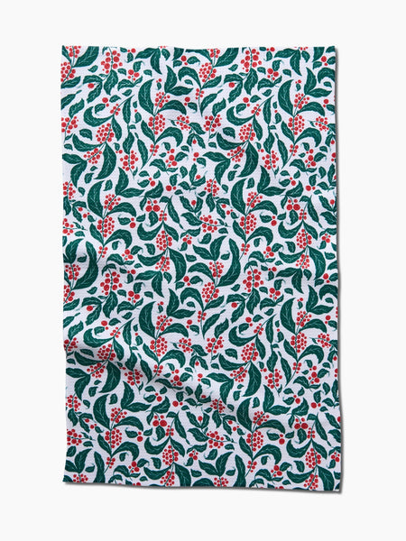 Geometry : Holiday Tea Towel - Snowberry