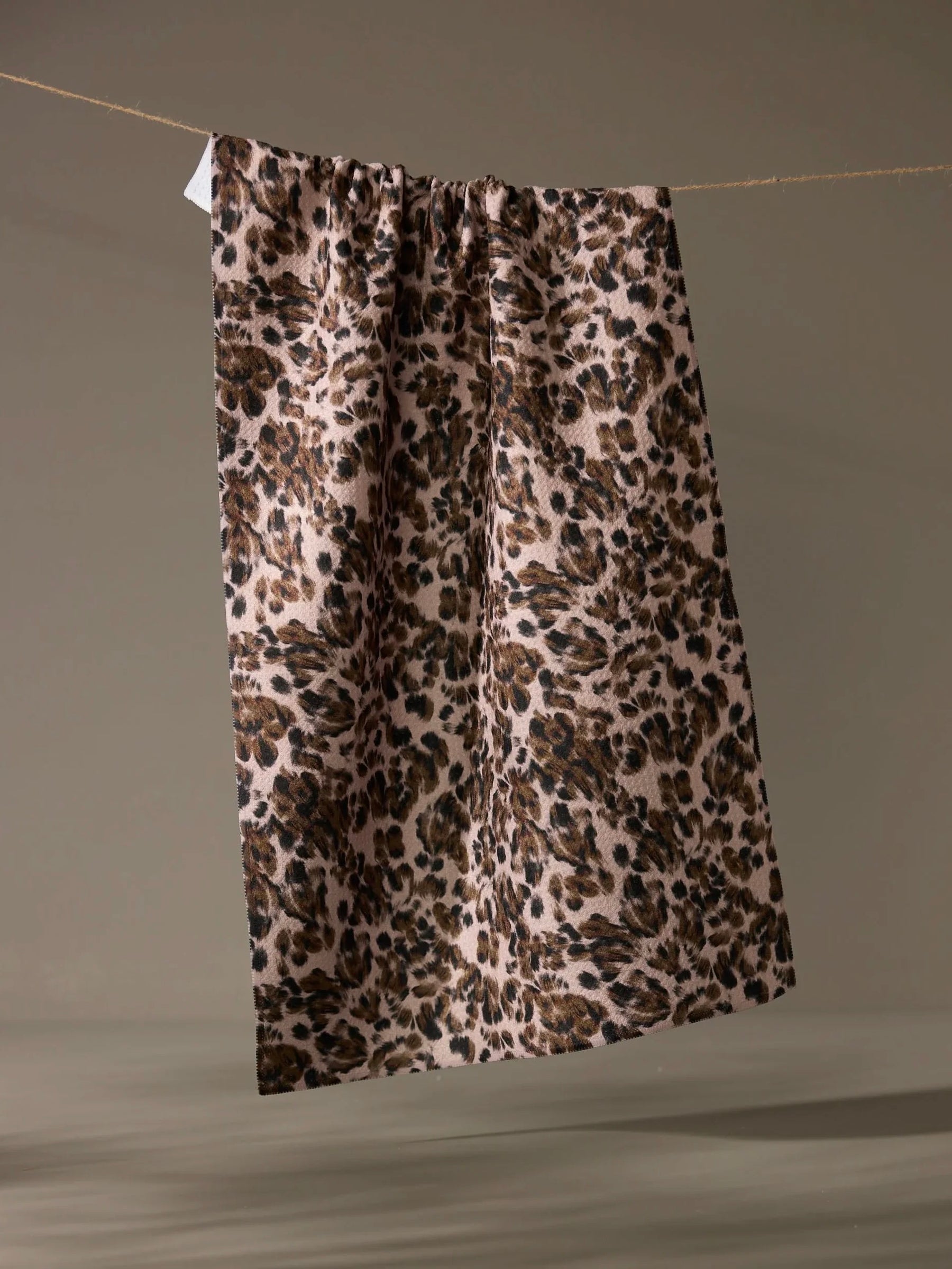 Geometry Umber Tea Towel