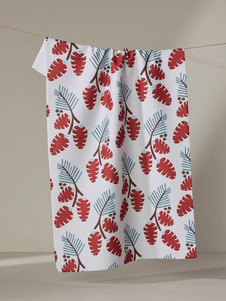 Geometry : Winter Forage Tea Towel