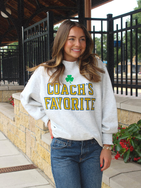 Coach's Favorite Mockneck Sweatshirt