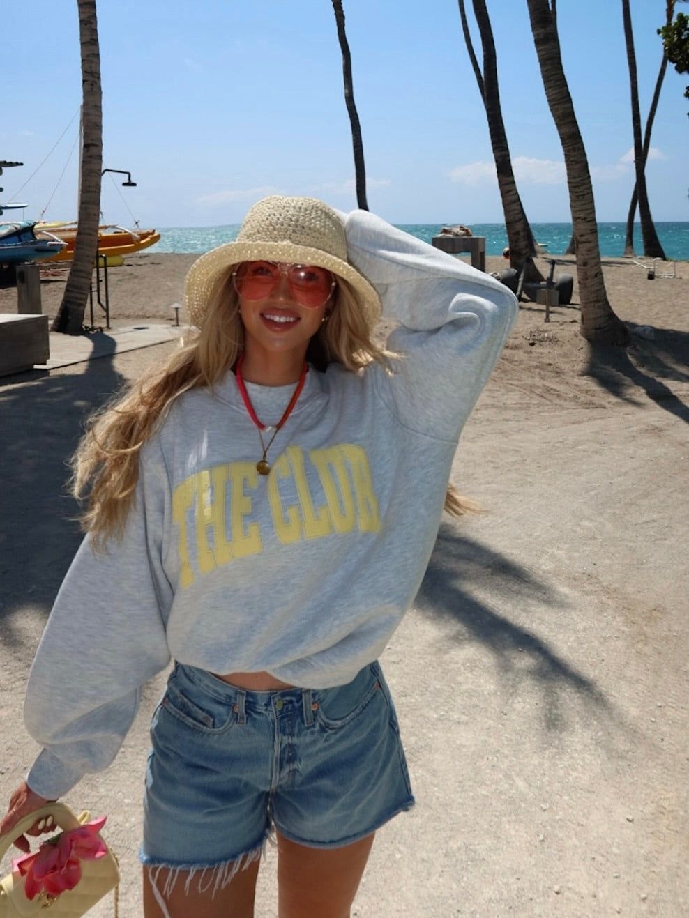 BHC The Club Varsity Puff Ink Mockneck Sweatshirt