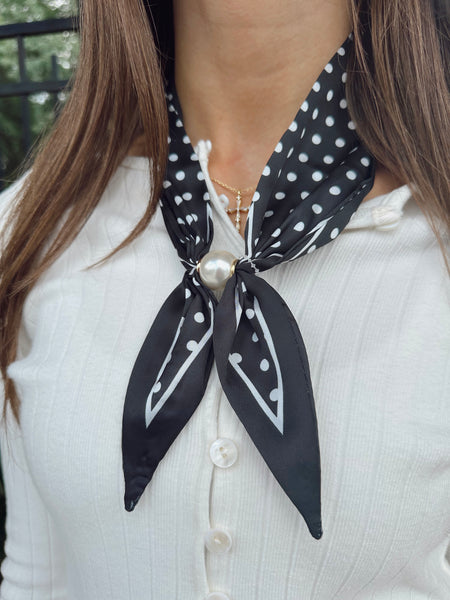 Classic Polka Dot Scarf
