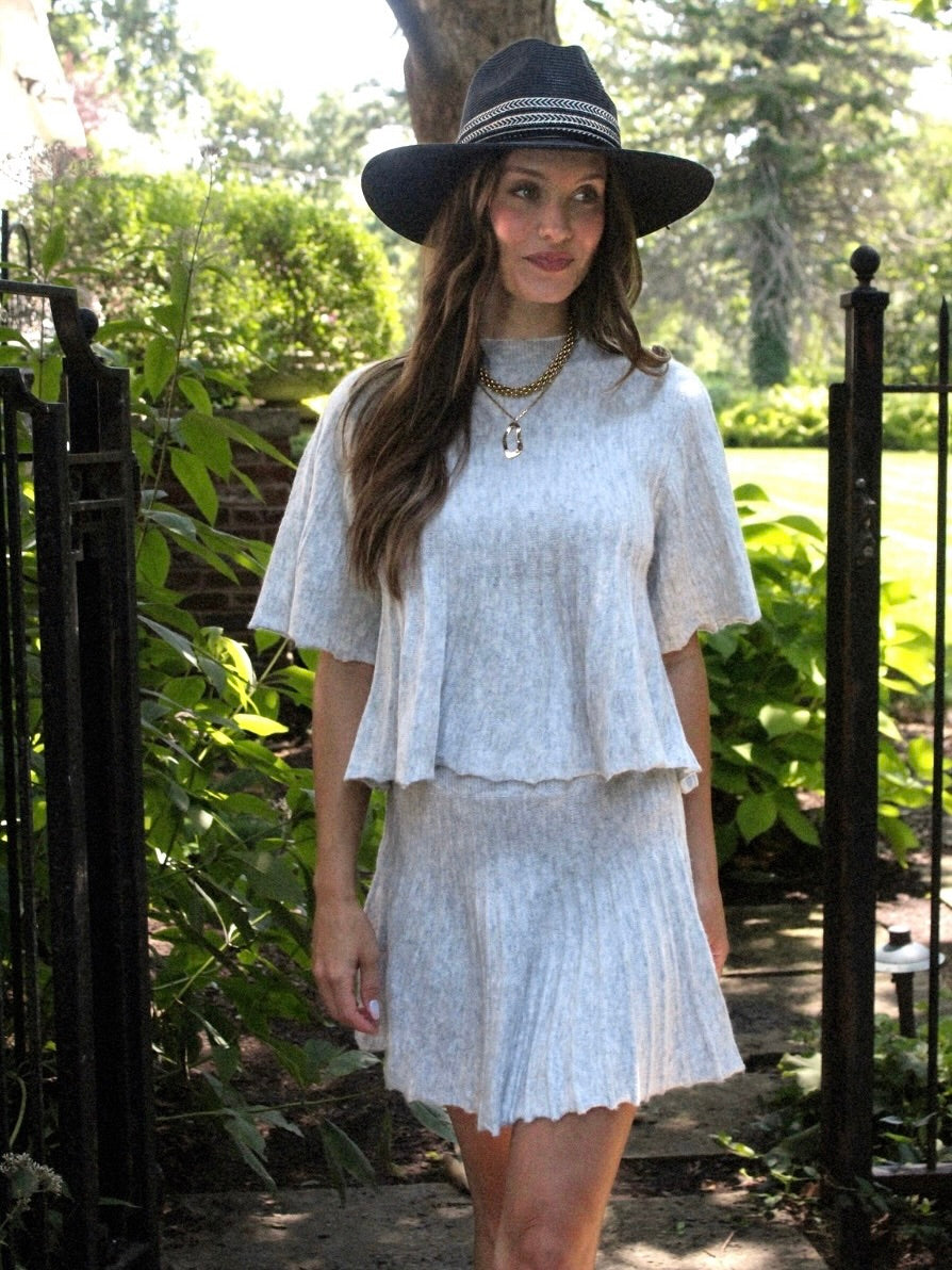 Flare Knit Skirt