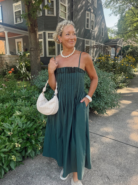 Pleat Perfect Midi Dress