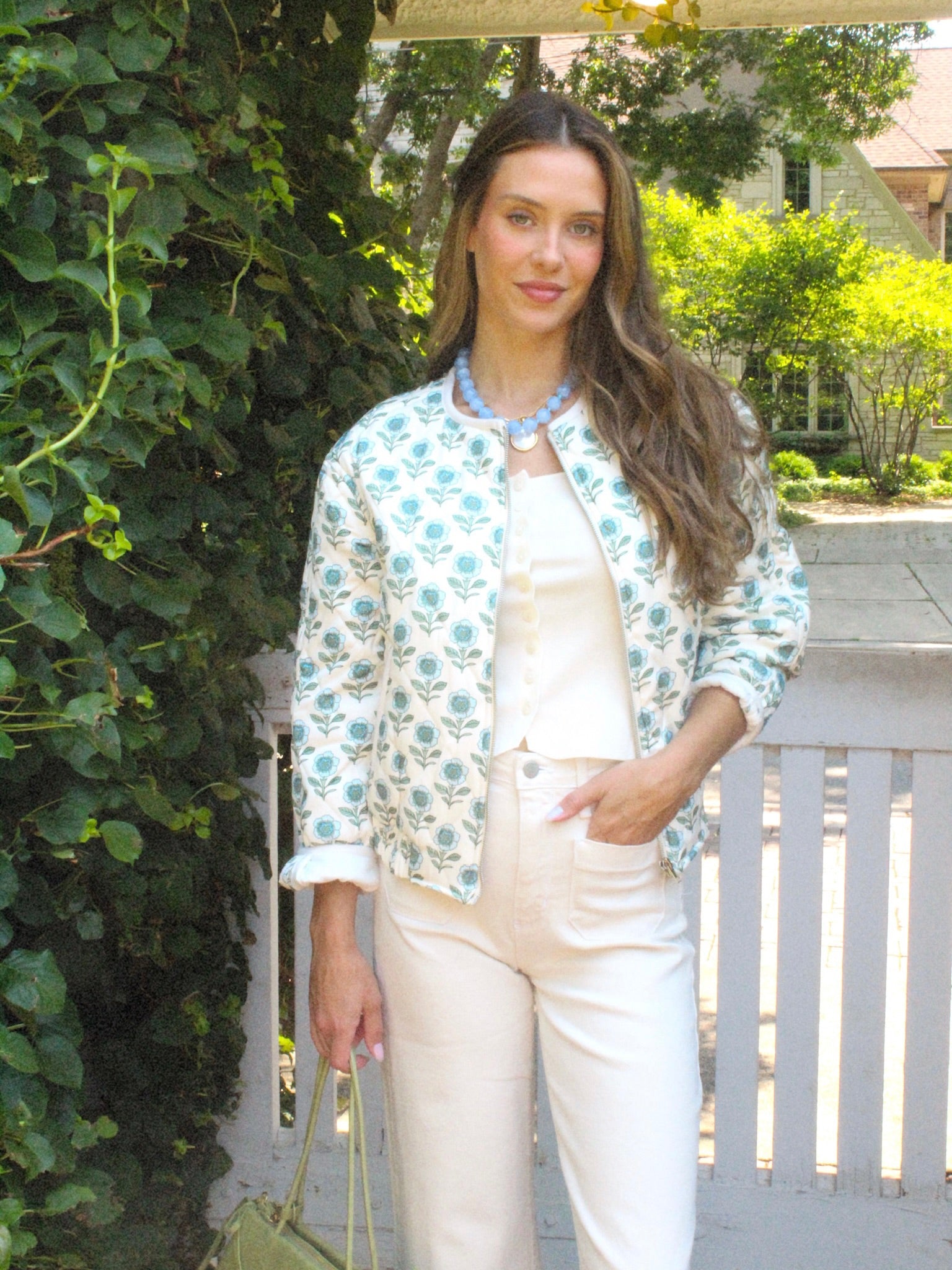 Block Print Quilted Jacket