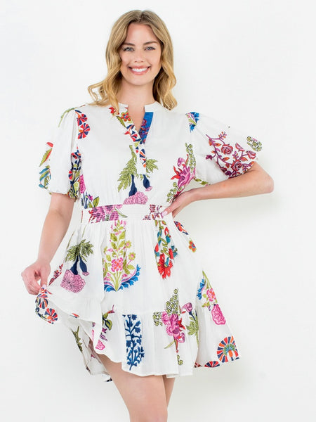 Garden Party Floral Dress