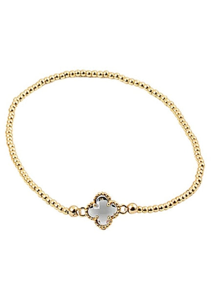 Clover Bead Bracelet