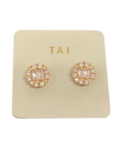 Circles And Squares Studs