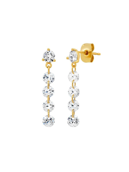 Multiple Unset CZ Earring