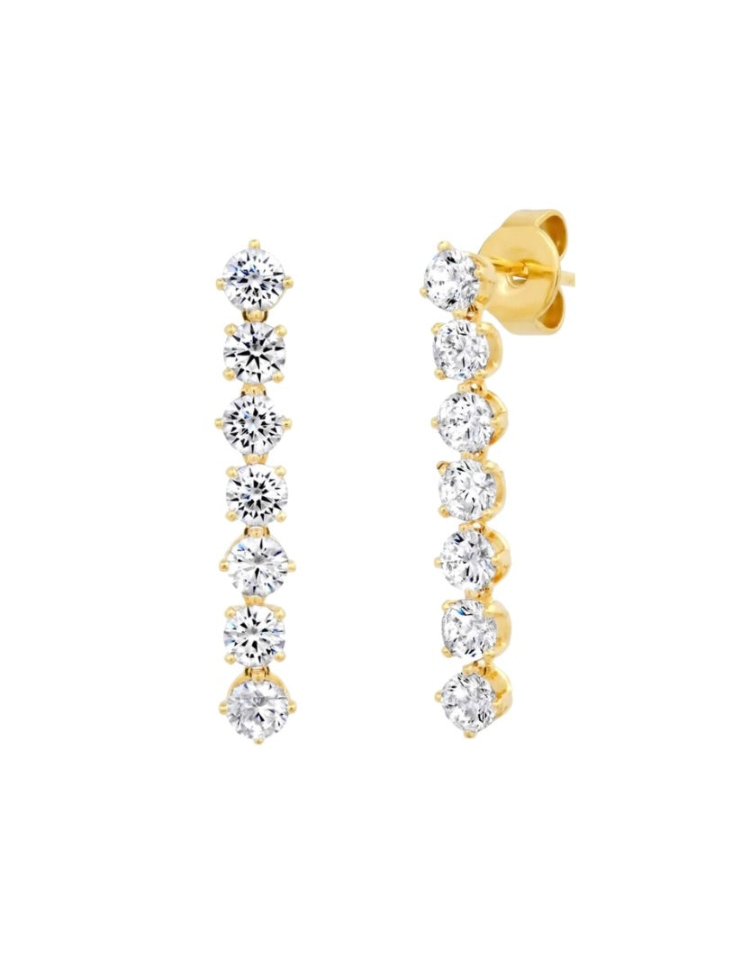 Tai Vermeil Post Earring