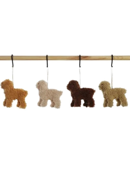 Fur Poodle Ornament