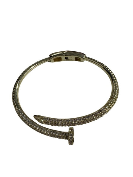 CZ Nail Bracelet