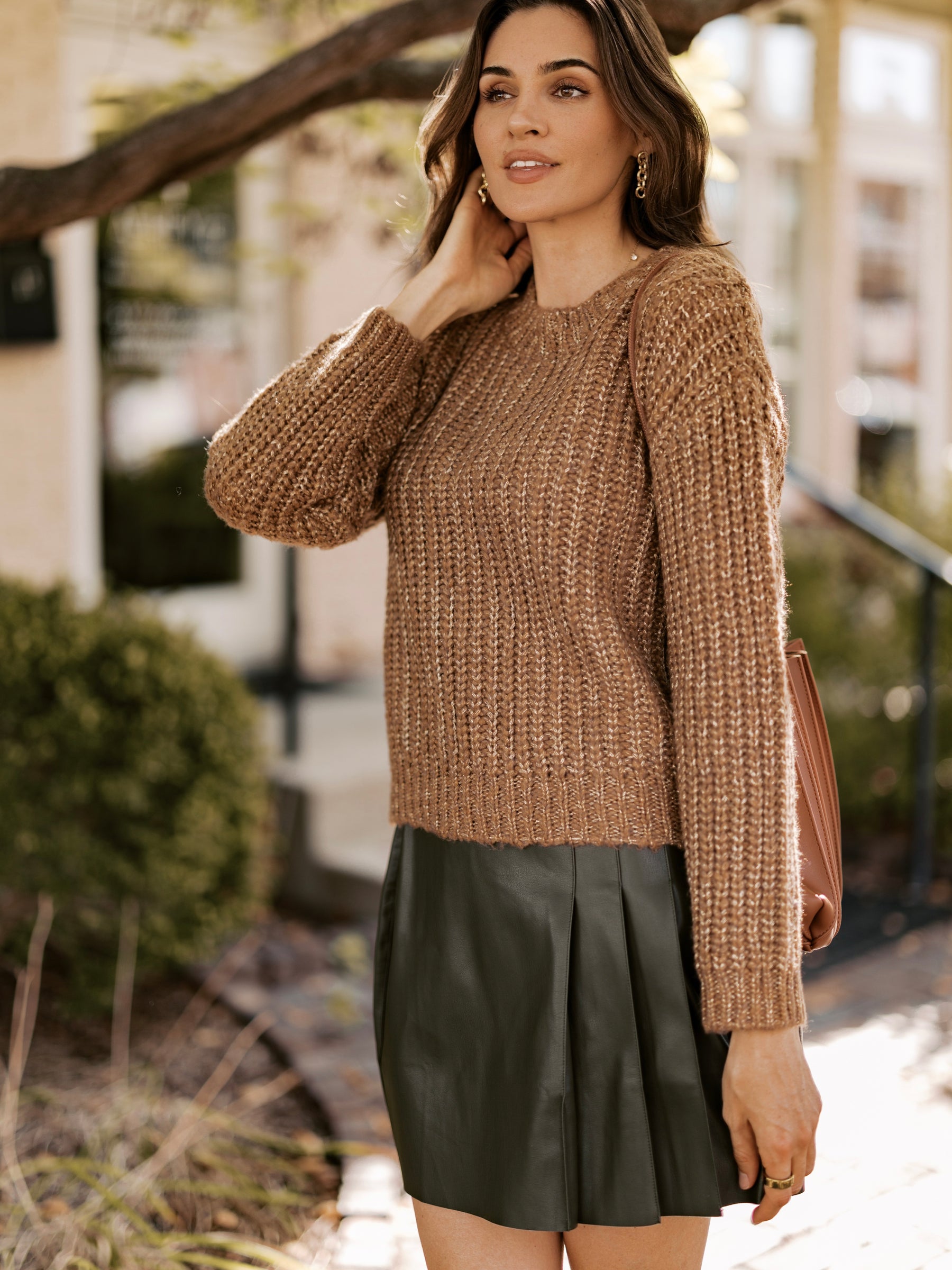 Lindsey Leather Skirt