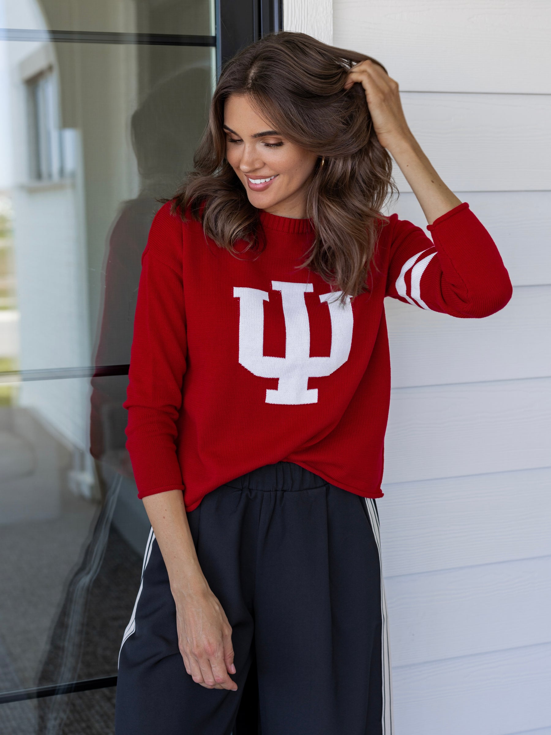 Indiana IU Hoosiers Varsity Crewneck Sweater