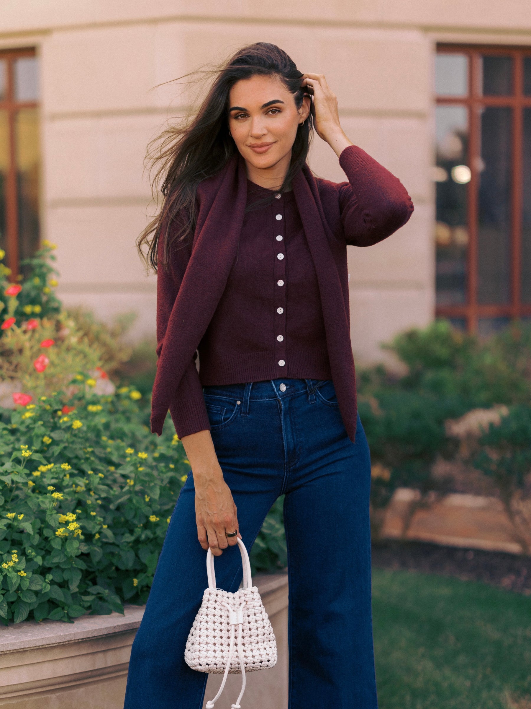 Marled Knit Cardigan