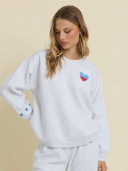 USA Embroidered Surfwash Crew
