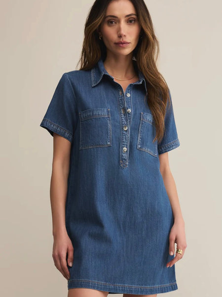 {Z Supply} Authentic Denim Mini Dress