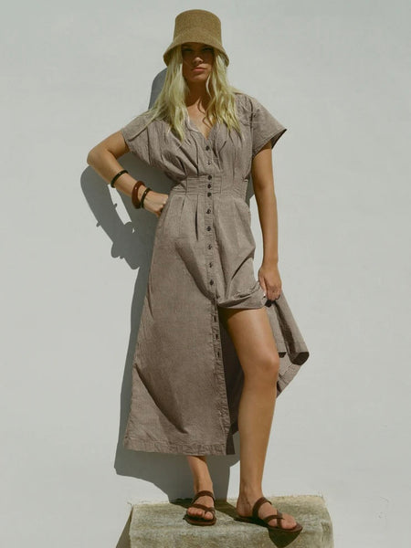 Z Supply Sanna Gingham Midi Dress