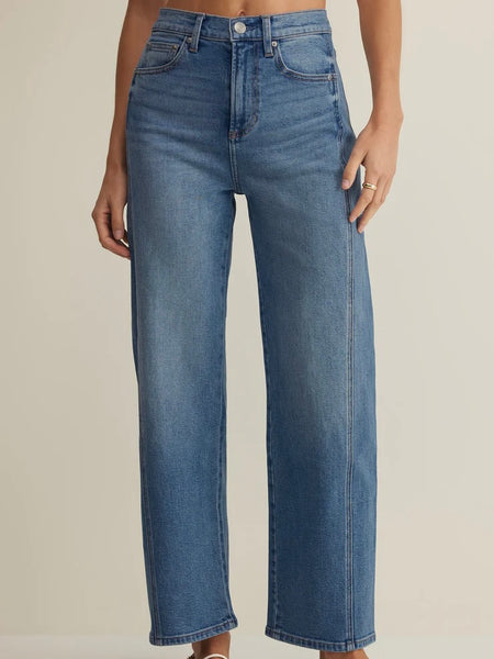 Z Supply : Luna High Rise Bowed Crop