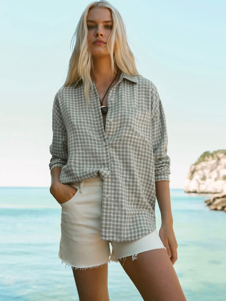Z Supply River Plaid Button Up
