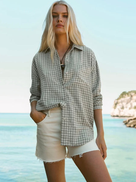 Z Supply River Plaid Button Up