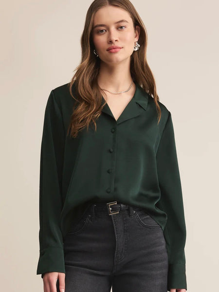 {Z Supply} Ana Satin Top