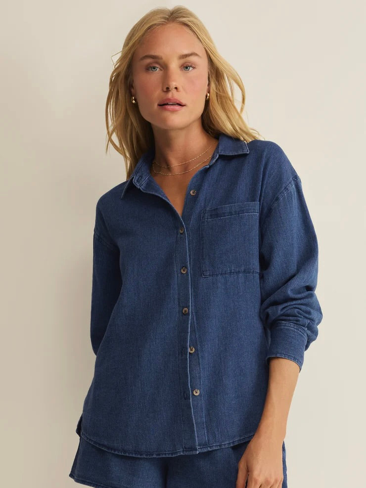 Z Supply The Perfect Twill Button Up