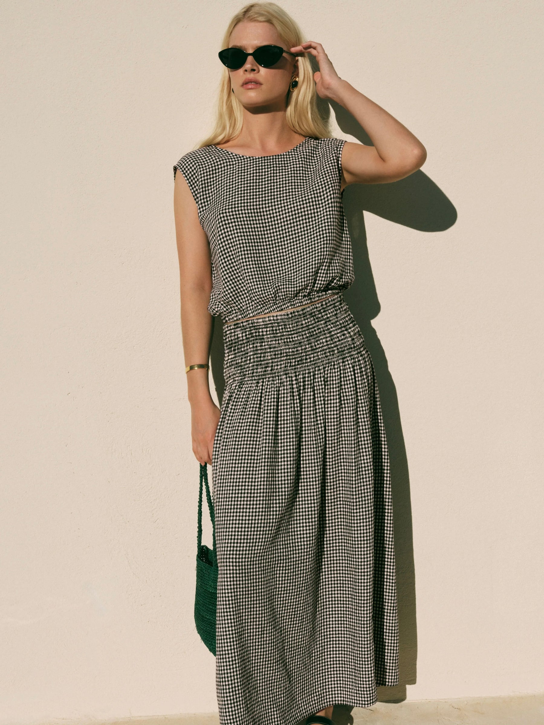 Z Supply Brooke Gingham Skirt