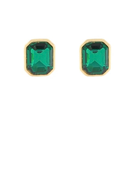Octagon Stone Studs