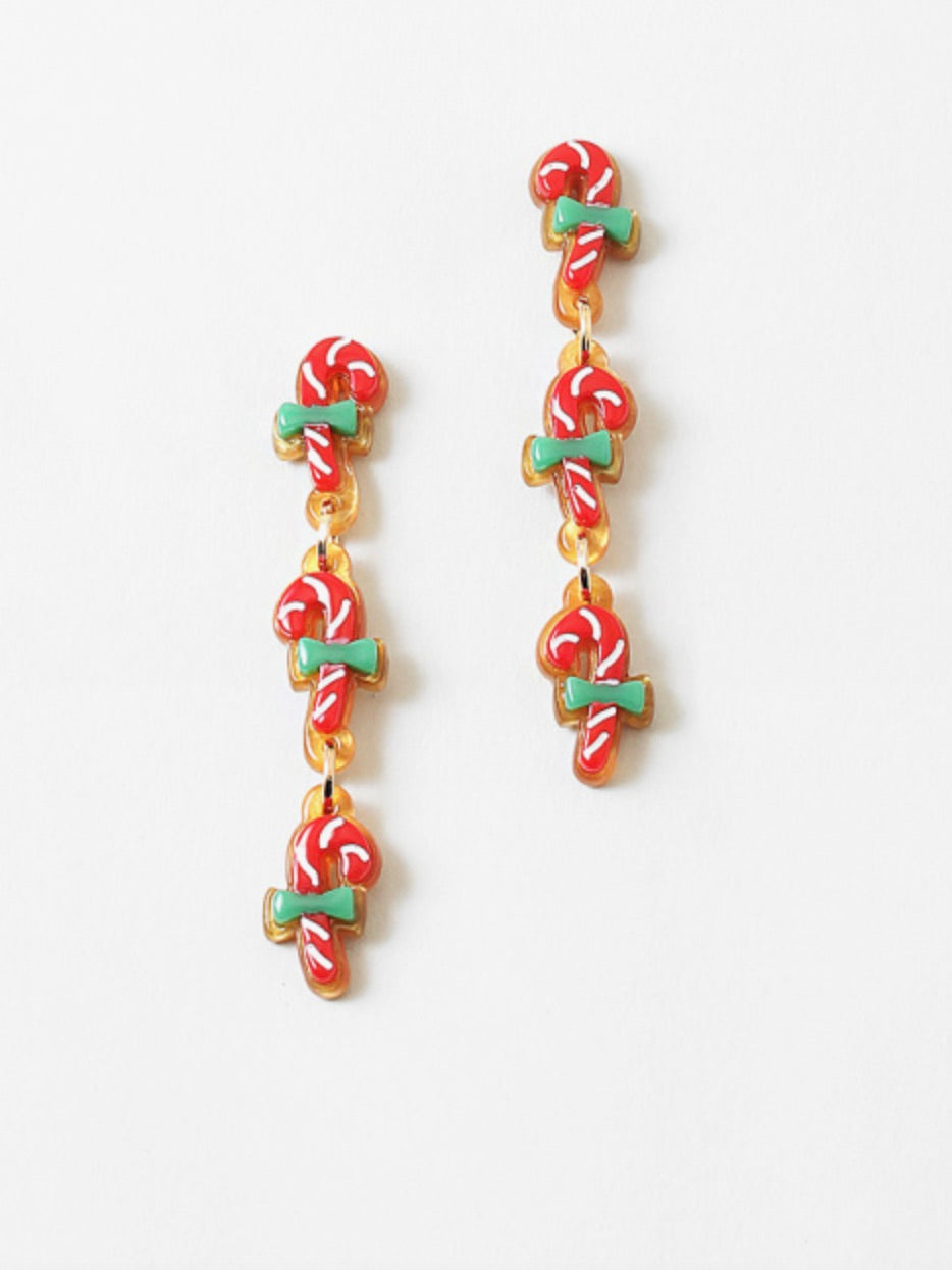 Candy Cane Lane Earring