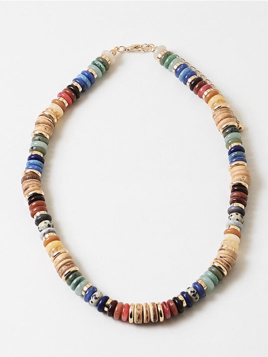 Golden Stella Beaded Necklace