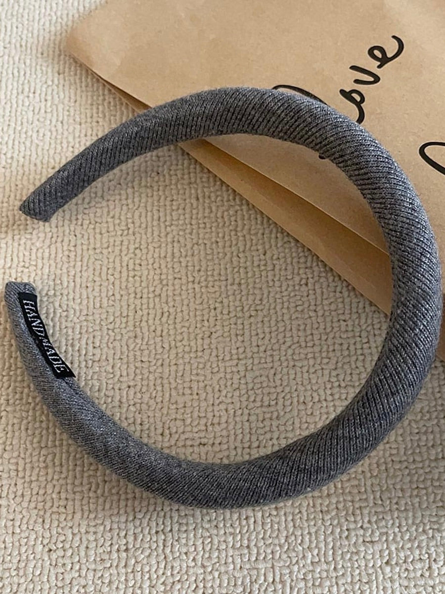 Fine Knit Solid Headband