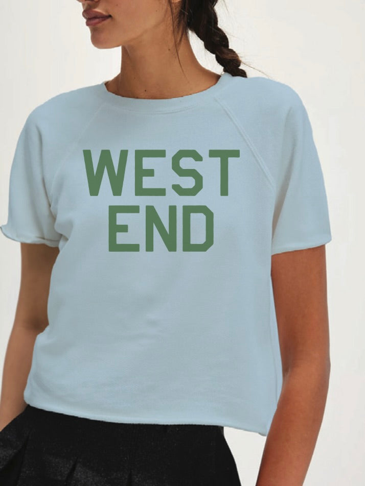 West End Reverse Terry Slub Short Sleeve Crewneck