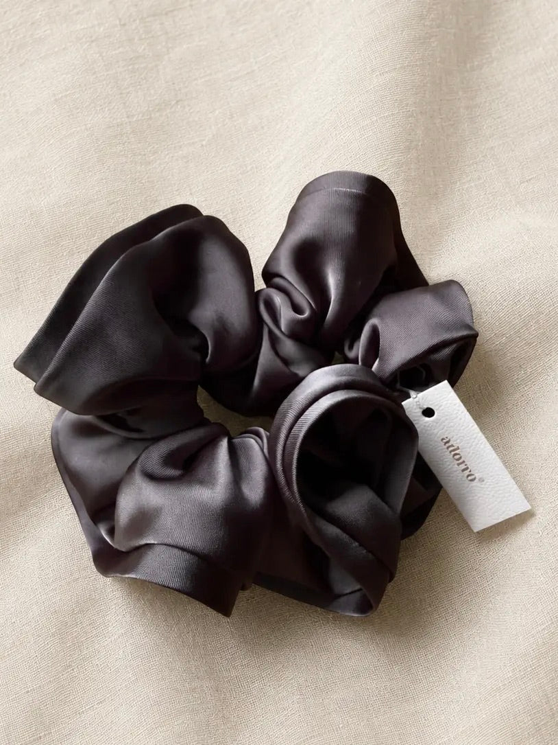 Neutral Mega Satin Scrunchie