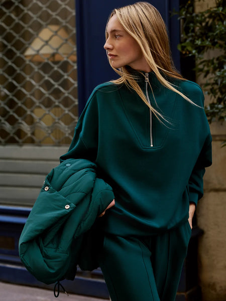 Varley Hawley Half Zip Sweat Top
