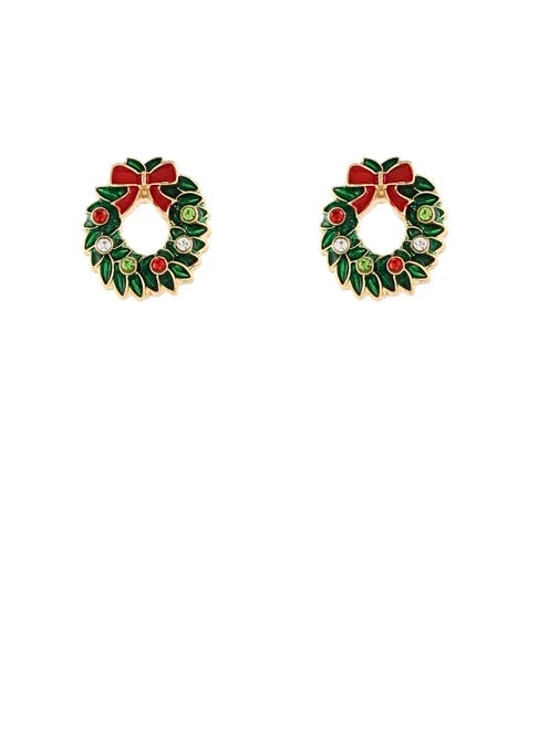 Wreath Stud Earrings