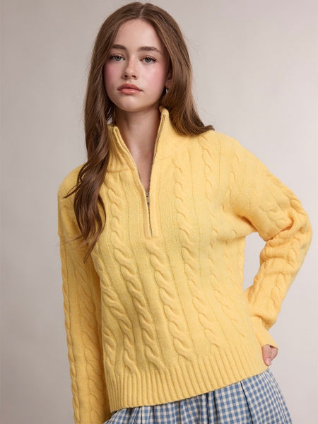 Zachary Zip Sweater