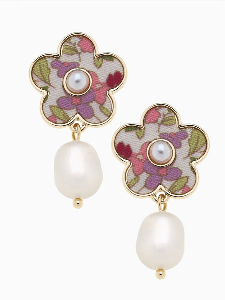 Penelope Vintage Floral Earrings
