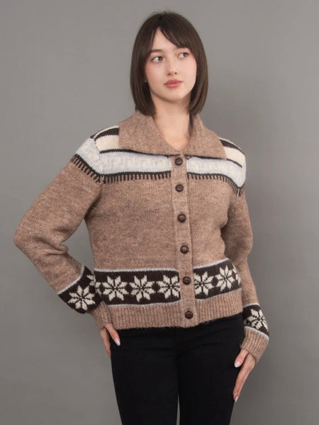 Kimiko Shirt Neck Cardigan