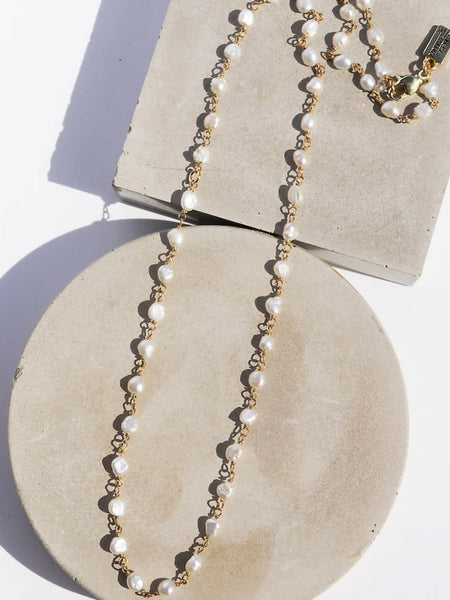 {Native Gem} June Birthstone Necklace 18"